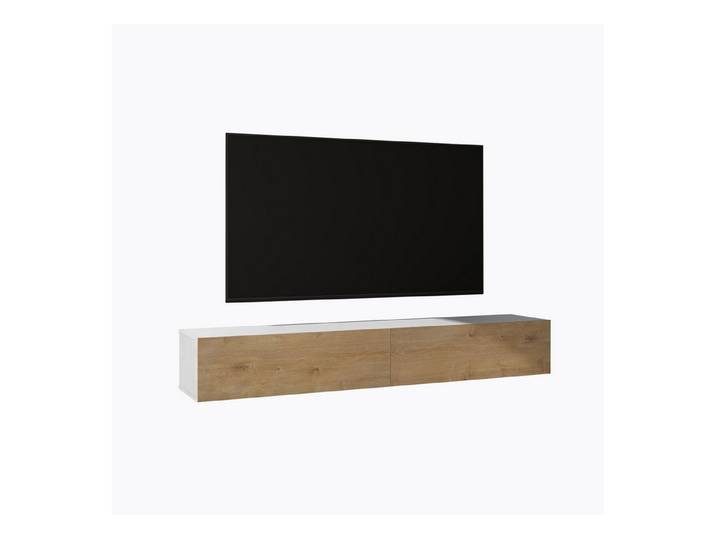 doporro TV-Board TV-schrank Fernsehschrank Low-Board TV-Tisch Wand-hängend F02