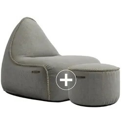 RETROIt Medley exklusives Indoor Sitzsack Set – Sitzsack + Hocker zum Sparpreis ...