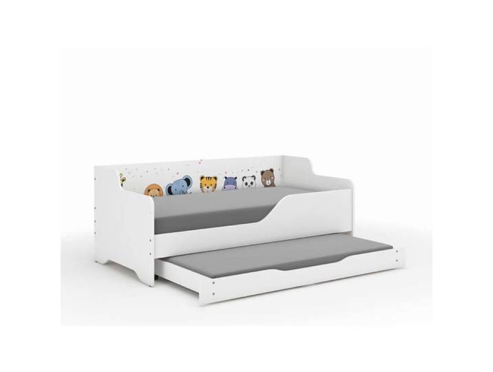 Lit enfant Lilu 160x80 mini ZOO avec fonction couchage