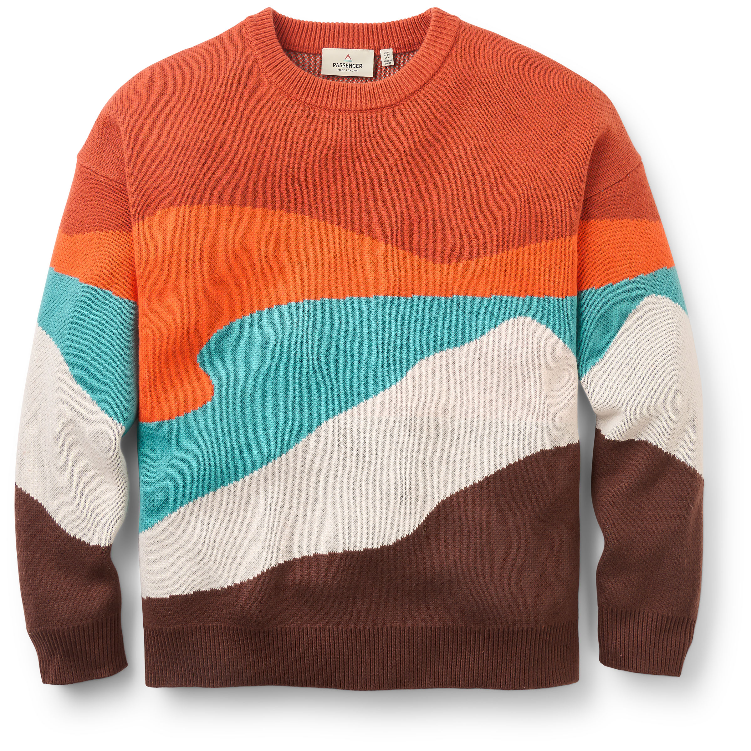 Passenger Scenic Knitted 2.0 Damen Pullover mehrfarbig Größe S Lifestyle Widerstandsfähig