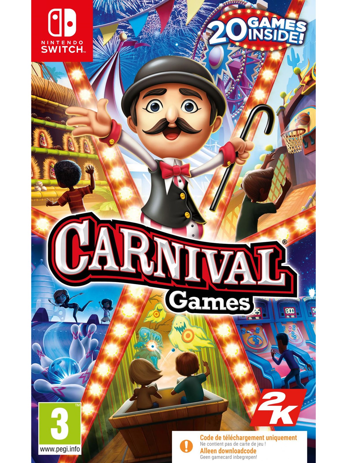 Carnival Games (Code in a Box) - Nintendo Switch - Party - PEGI 3