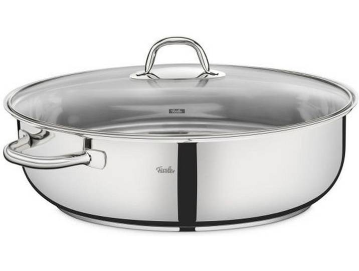 Fissler Bräter, Edelstahl, Metall, 8,8 L, oval, 28.5x20x41.5 cm, rostfrei, Kochen, Töpfe, Bräter