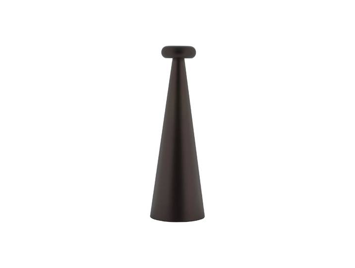 Alessi - Lampe sans fil rechargeable BEDIN - Marron - Aluminium anodisé - Designer Alessandro Stabile