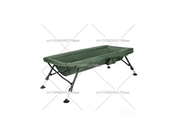 Nouveau lit de pêche pliable 120 * 40 * 60 cm, tissu Oxford 210D + filet, lit de pêche géant pour lancer loin