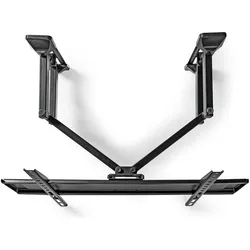 Nedis Vollbewegliche-TV-Wandhalterung, 32-70" (Wand, 40 kg), TV Wandhalterung, Schwarz