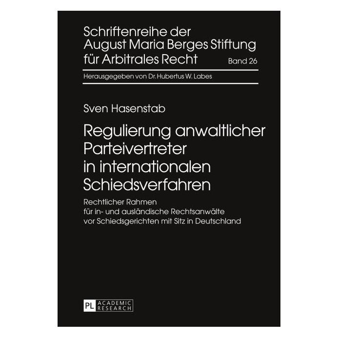 Peter Lang Hasenstab:Regulierung anwaltlicher Part (Deutsch, Hardcover, Sven Hasenstab) (67838128)
