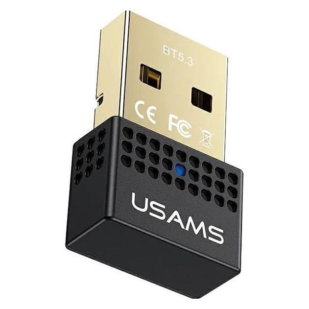 Usams Adapter USB Bluetooth czarny/black ZB285SPQ01 (US-ZB285) (ZB285SPQ01)