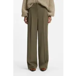 BOSS für Damen. 50558096 Hose Tarima olivgrün (34), Lässig, Klassisch, Viskose