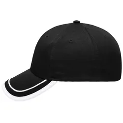 Basecap Piping "MB6501" 6-Panel - black/white