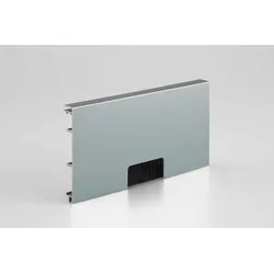 Schlüter Systems DESIGNBASE-CQ/O Sockelprofil Kabelauslass Aluminium Aluminium natur matt eloxiert Höhe: 80 mm Länge: 0,15 m