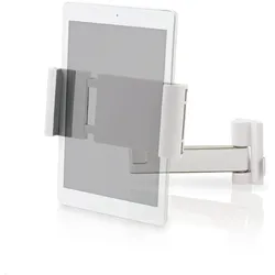TabLines TWC002 schwenkbare Tablet Wandhalterung Click, weiss, Tablet Halterung, Weiss