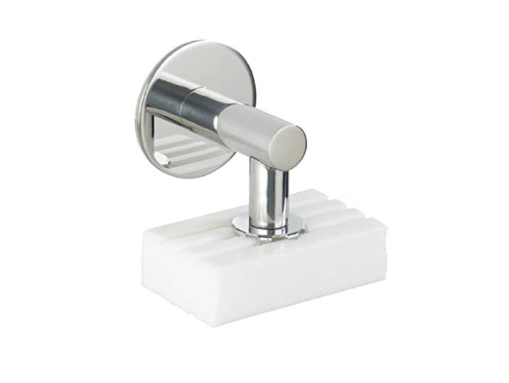 WENKO Turbo-Loc Magnet-Seifenhalter für die Wand, Befestigung ohne Bohren