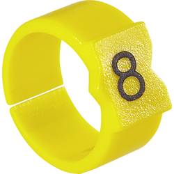 TE Connectivity STD12Y-P Kennzeichnungsclip Aufdruck P Außendurchmesser-Bereich 4.50 bis 6 mm 4-1768045-0