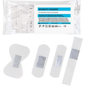 Söhngen Pflaster Aluderm Aluplast 1009152, 30 Strips, wasserfest, elastisch, 4 Größen