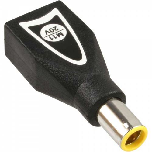 InLine Wechselstecker M11 20V, für IBM, LENOVO, 7,9x5,4mm für Universal Netzteil, 90W/120W, schwarz