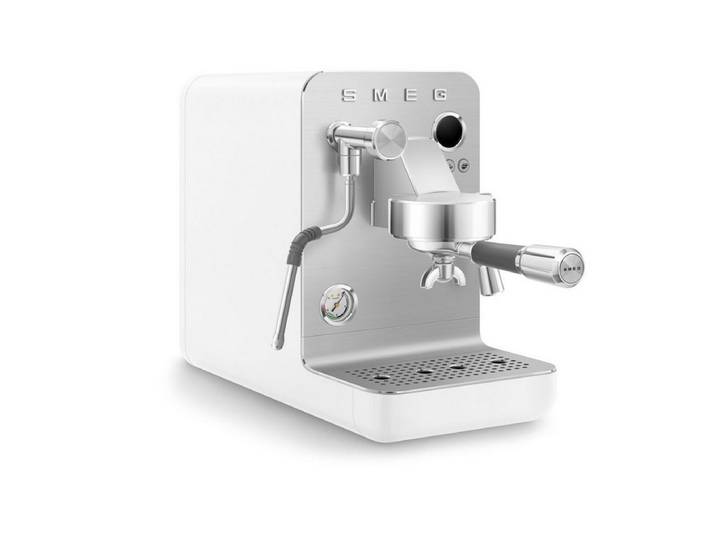 Smeg Siebträgermaschine EMC02WHMEU weiß Espressomaschine Mini Pro