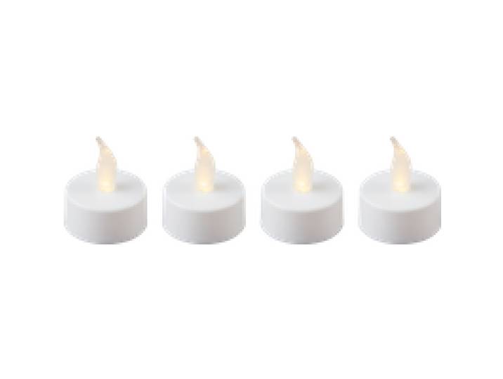 LIVARNO® Bougies chauffe-plat LED, 4 pièces.