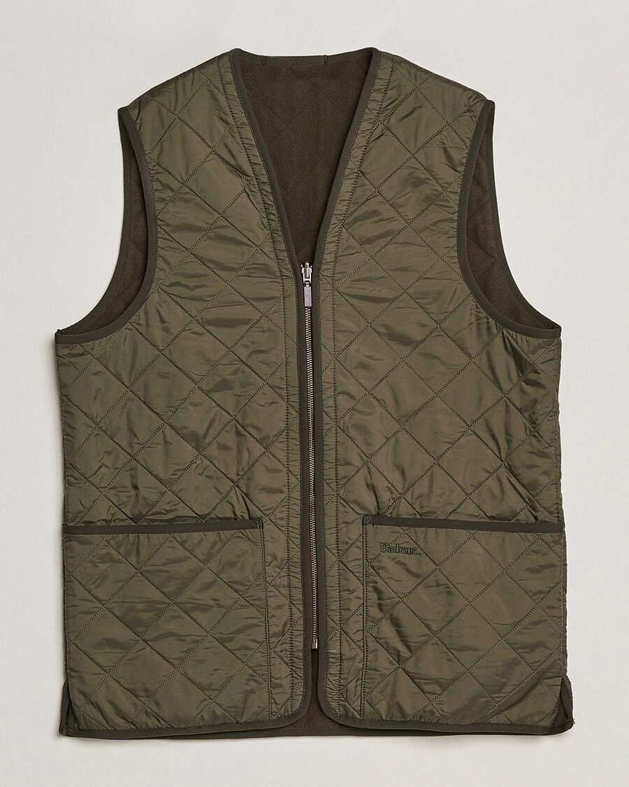 Barbour Lifestyle Quilt Waistcoat/Zip-In Liner Olive men XXL/UK48-50 Grøn