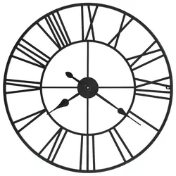 vidaXL Wanduhr Vintage mit Quarzwerk Metall 80 cm XXL