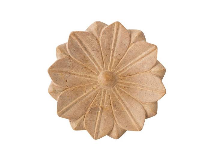 Schale Calma – Marmor in sandiger Naturfarbe - Naturton - Luxusbetten24