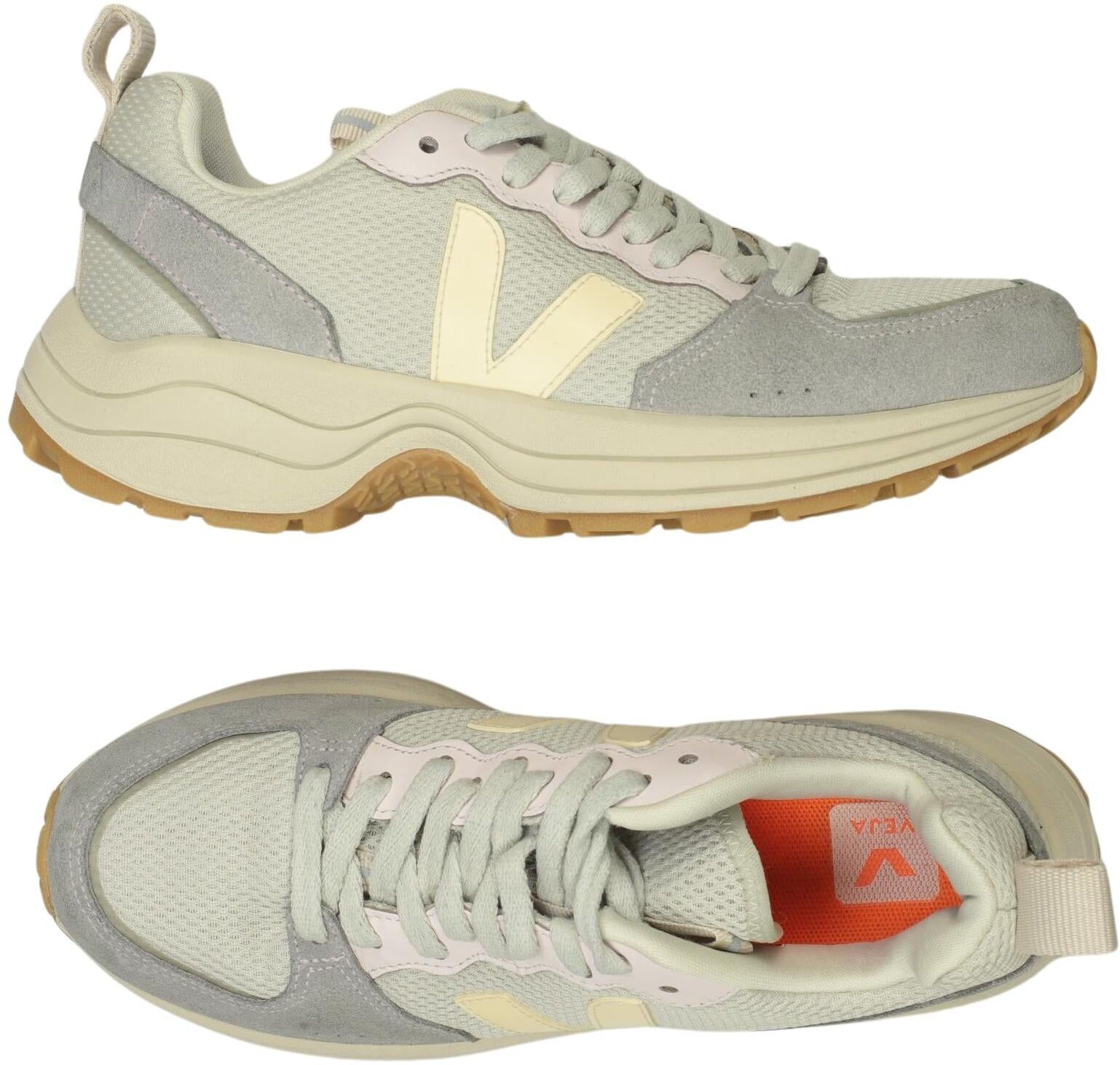 veja Damen Sneaker, Mehrfarbig, Gr. EU 38, Leder - Second Hand