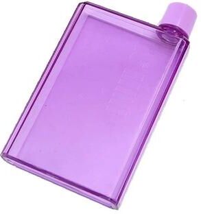 Uplifted Finds A6 Notebook Flat Water Bottle And High Performance Portable Paper Pad Drinking Architecture violet