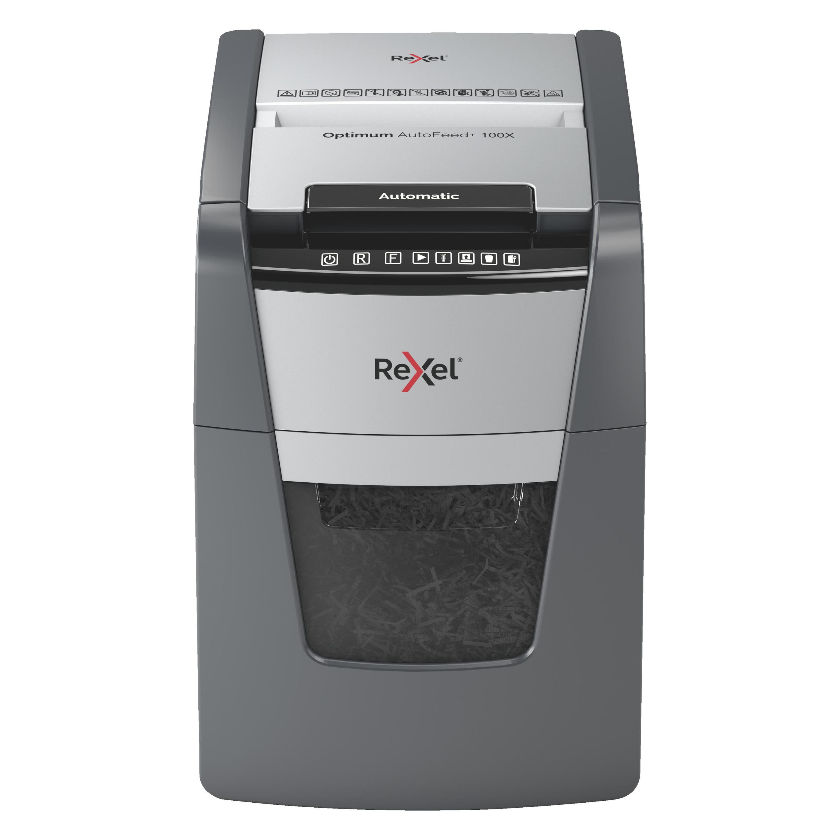 Rexel Optimum Autofeed+ 100X (Partikelschnitt) (2020100XEU)