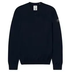 ECOALF für Herren. MCMGAKNFERRO0666W24-161 Ferro Marino Pullover (XL), Lässig, Nachhaltig, Marine, Recycelte Wolle