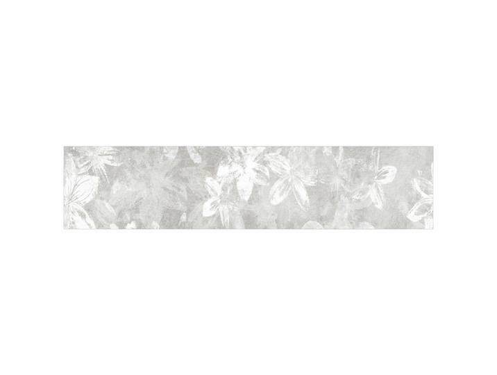 Fani Küchenrückwand Smart - Glas, Hellgrau, Metall, Kunststoff, Blume, 240x53.7x0.6 cm, mit Dekor, Spritzschutz, individuell zuschneidbar, Echtglas-Optik, eventuelle Anpassungen vor Ort nötig, Küchen, Küchenausstattung, Küchenrückwände