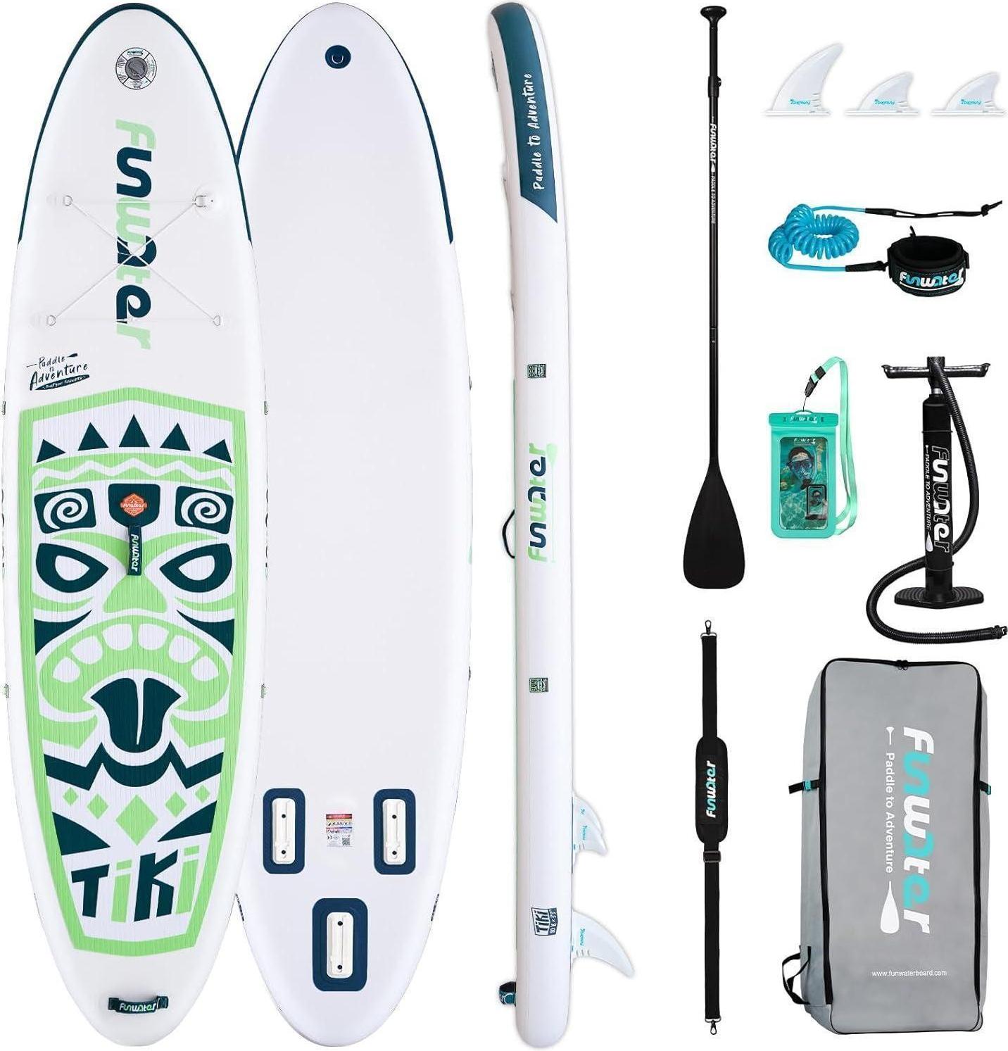Aufblasbares Stand Up Paddling Board SUP Board Zubehör Set 2 Konfigurationen