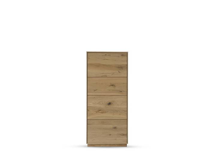Highboard m.Holztüre 63x145cm 'München' Wildeiche geölt