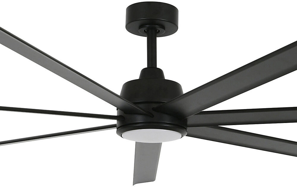 kaiserkraft Deckenventilator Lucci air Atlanta II, inkl. Fernbedienung, schwarz