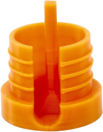 thingyfab Plug cap XLR Orange arancione