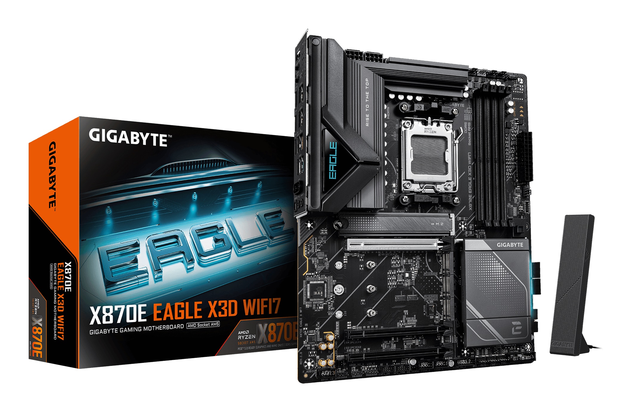 GIGABYTE X870E EAGLE X3D WIFI7 ATX Mainboard Sockel AM5 X870E EAGLE X WF7