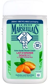 Le Petit Marseillais Sweet Almond Milk BIO gel de duche cremoso 250 ml. Sweet Almond Milk BIO