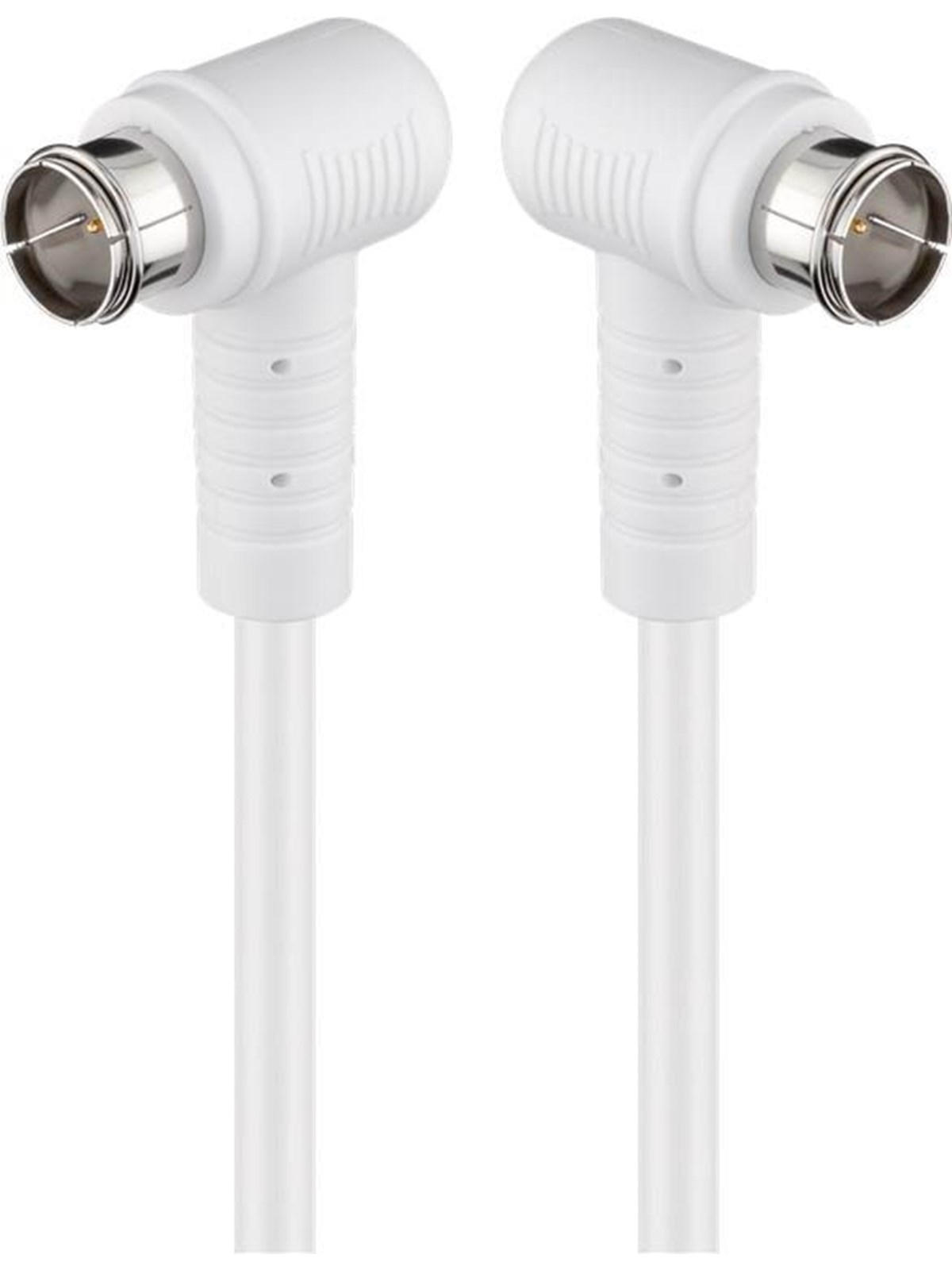Pro Angled SAT antenna cable (80 dB) 2x shielded 3.5m