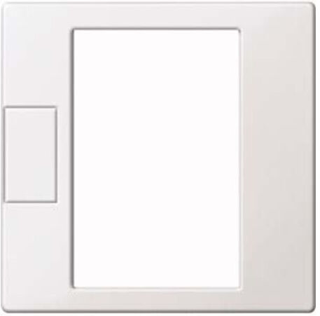 Merten Plaque centrale pws/gl pour insert régulateur RT MEG5775-0319 (MEG5775-0319)