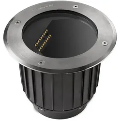 LEDS C4 Bodeneinbauleuchte IP65-IP67 GEA WALL WASHER Ø225MM LED 24W 3000K AISI316-EDEL LEDS-55-9910-CA-CL