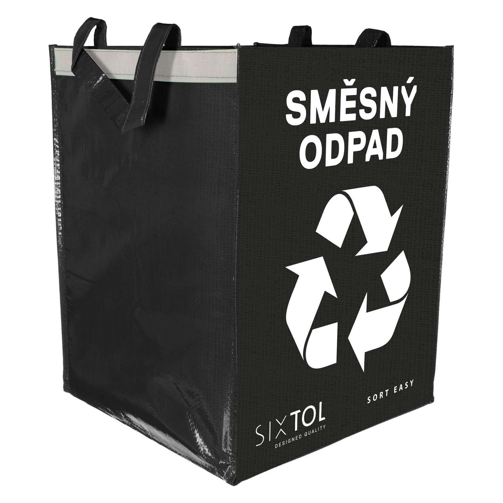 Sixtol Beutel für sortierten Müll SORT EASY MIXED, 30x30x40cm, 36l (36 l) (SX4209)