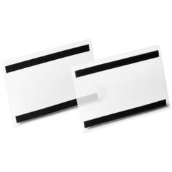 DURABLE Kennzeichnungstasche Folie magnetisiert (B x H) 210 mm x 148 mm 10 St. 119819