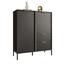 KOMMODE LARETTO 2D2S anthrazit