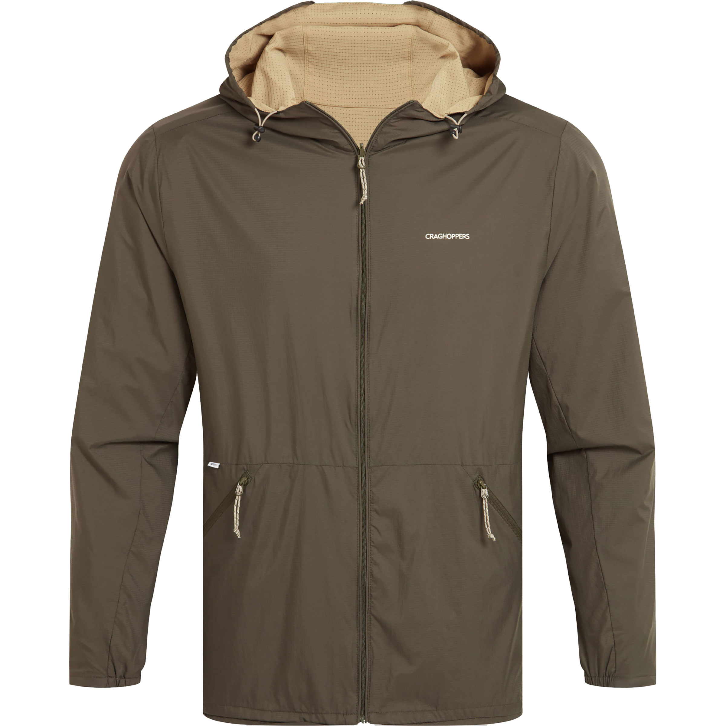 Craghoppers Nosilife Ovis Reversible Herren Wanderjacke gruen Größe XL Trekking Klein verpackbar Wasserabweisend