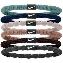 6er Pack NIKE Flex Haargummis Damen 031 - cannon/rosegold/white