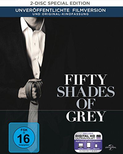 Sam Taylor-Johnson - Fifty Shades of Grey - Geheimes Verlangen (Digibook) [Blu-ray] [Limited Edition] - Preis vom 09.10.2026 07:28:09 h