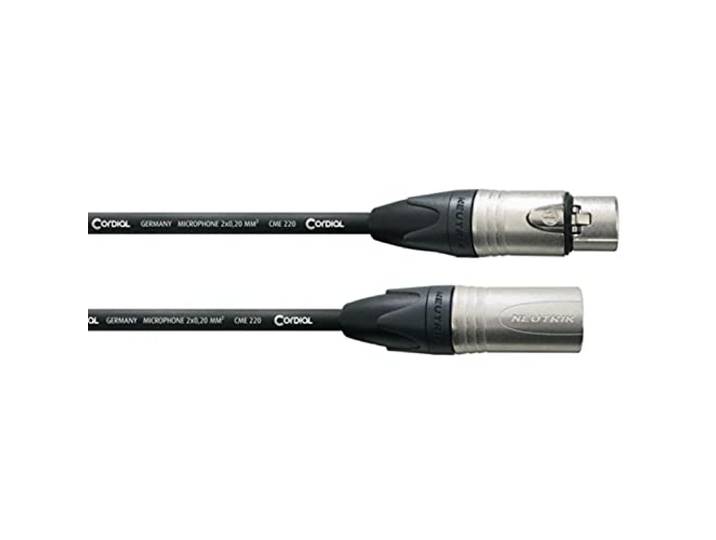 Cordial CXM 10 FM BK Microkabel 10 m - Microfoonkabel