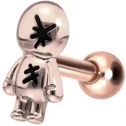 Titan Ohrpiercing mit Innengewinde PUPPE