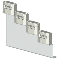 Siemens 8GF5761 Stab Universal Sammelschienenhalter 4-polig gestuft, 30x 10 mm