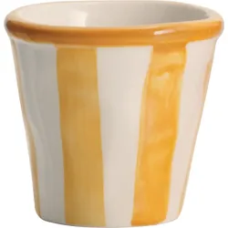 Lido Righe Becher 70 ml gestreift gelb