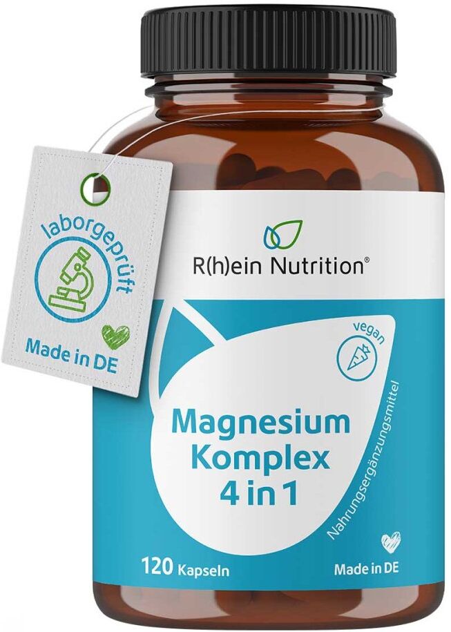 R(h)ein Nutrition Magnesium Komplex 4in1 hochdosiert Vegan Kapseln 120stk