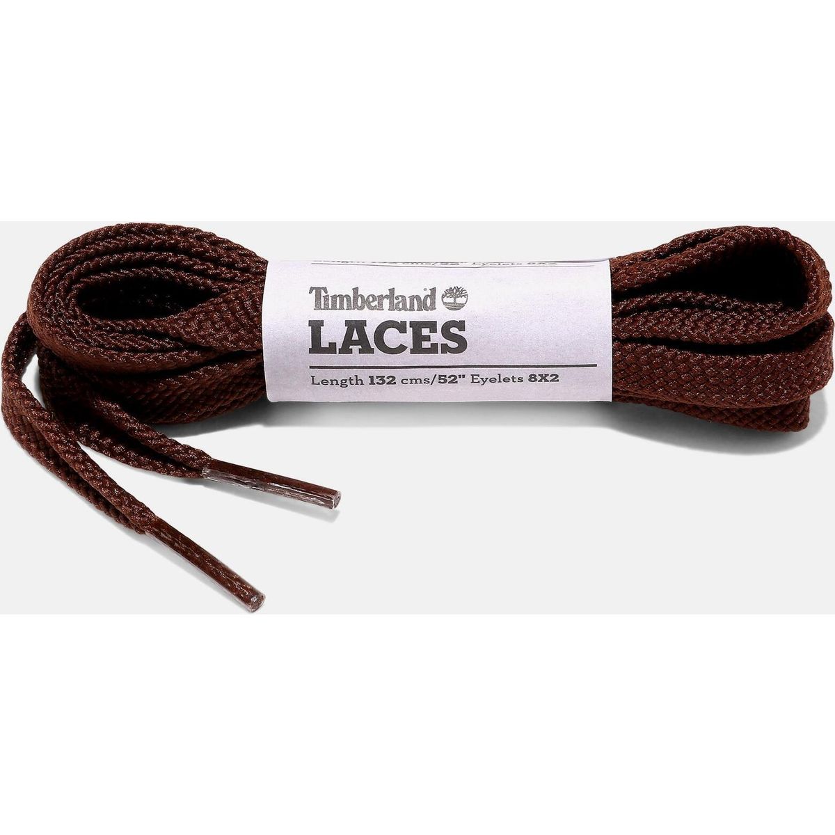 Timberland Mens Flat Polyester Laces 52in medium brown OS TB1PC0332101-OS